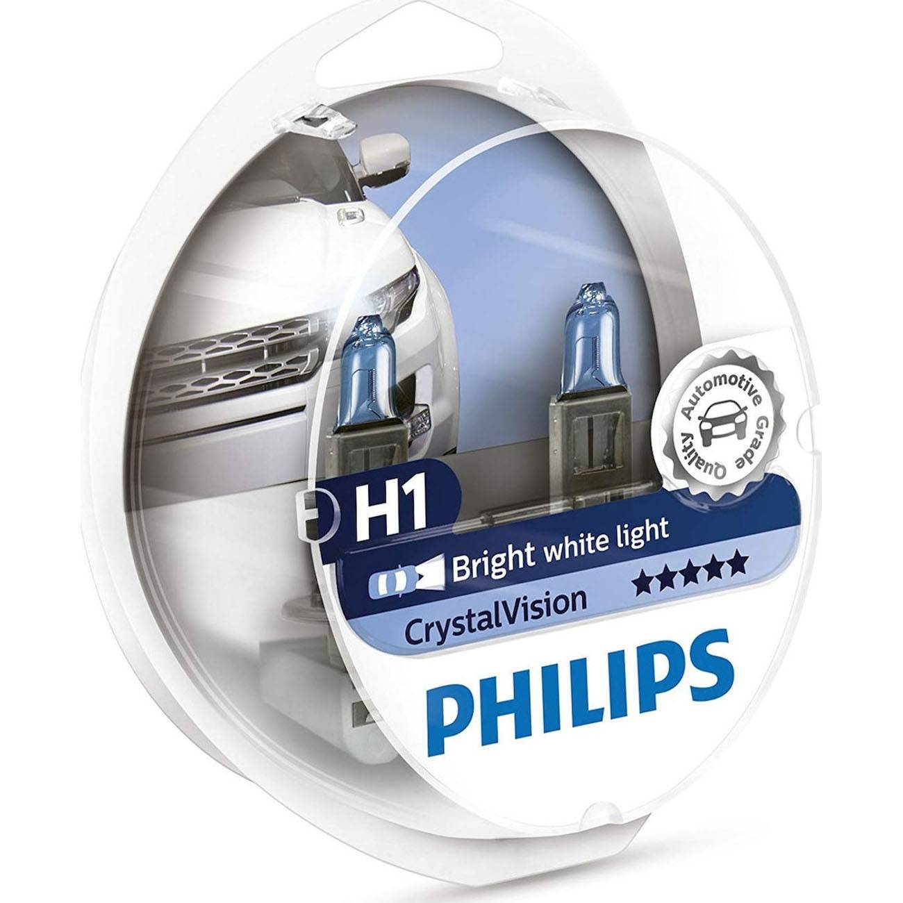 Philips Λάμπες 12V H1 Crystal Vision - 2 τμχ. - Diamantis