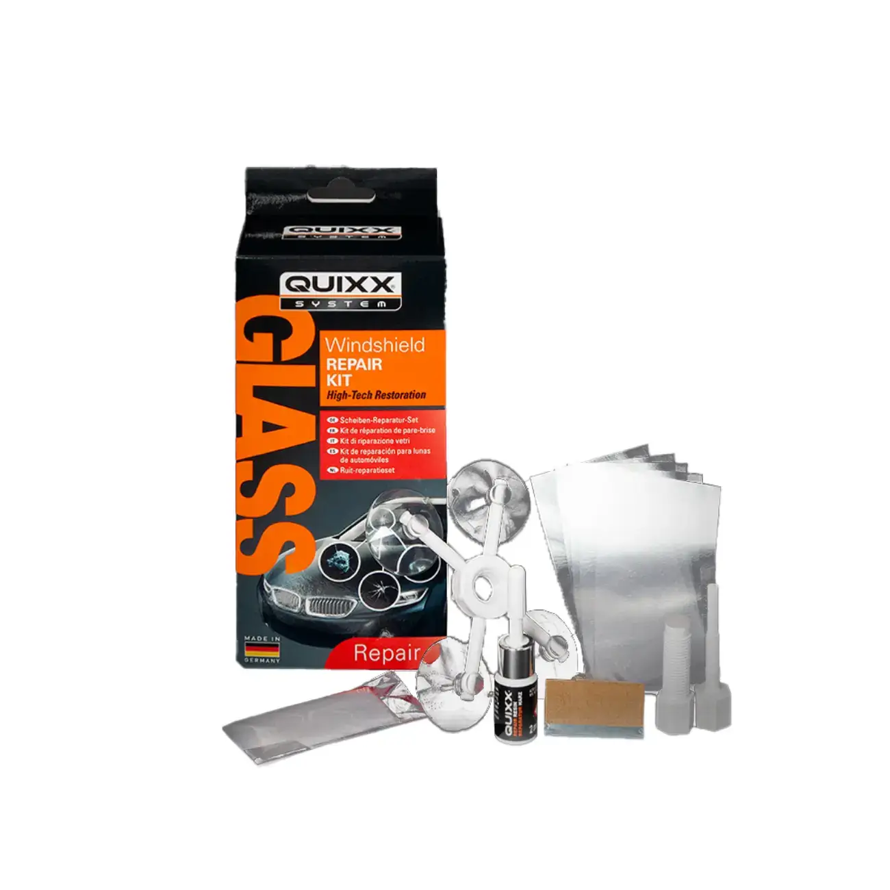 QUIXX Windshield Repair Kit Σετ επισκευής παρμπρίζ Diamantis